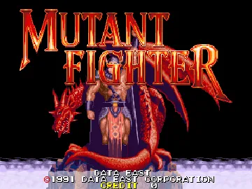 Mutant Fighter (World Rev 4, EM-5) screen shot title